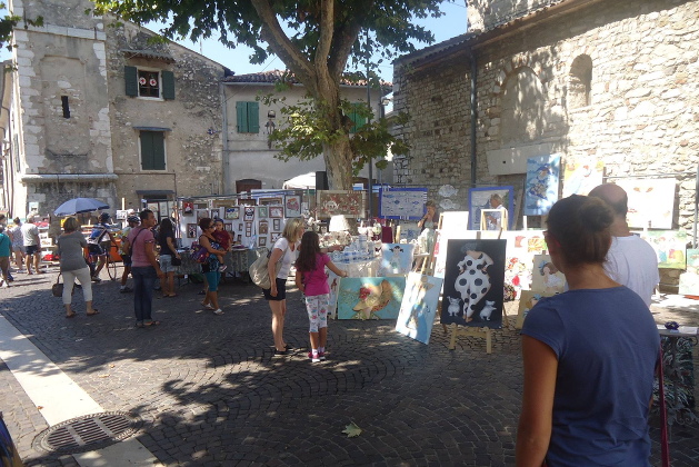 1, 2, Tlè - Kunstmarkt in Bardolino - Bardolino