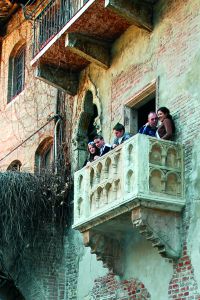 Balkon von Romeo & Julia in Verona Balkon von Romeo & Julia in Verona